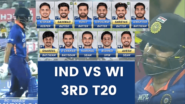 PC Hotstar (1) IND vs WI T20: Rohit Sharma unusual query for Mausamraj, Team India landed with four hearts, 4 changes