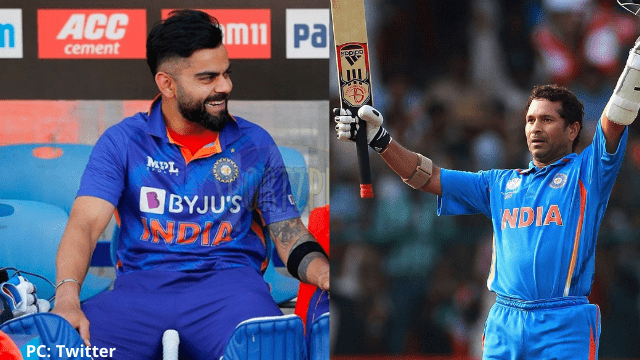 criccrank (11) IND vs WI: Virat played only 4 balls in the match but broke Sachin's record in the month, know