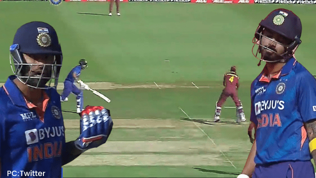 criccrank (26) IND vs WI 2nd ODI: Lokesh Rahul passed half-century, run out, Harbhajan told some mistake