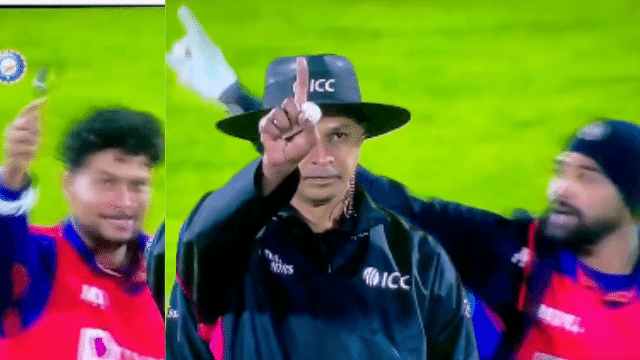 lucknow news 24 - 2022-02-26T201228.175 IND vs SL 2nd T20I: Kuldeep Siraj became umpire after entering the field, Diya Aslanka was out, video went viral