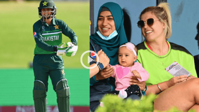 criccrank - 2022-03-08T215053.347 VIDEO: Pakistan's women's captain Bismah Maroof won crores of hearts, dedicated her half-century to her 6-month-old daughter
