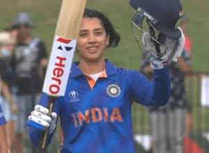 IND vs WI: Smriti Mandhana created history by playing an innings of 123 runs, became the first Indian woman batsman