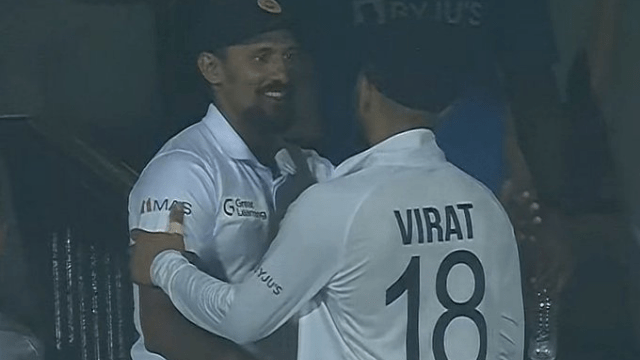 criccrank - 2022-03-14T092016.962 Emotional moment: Virat congratulates Lakmal for retirement, Virat has a special relationship with Lakmal, know