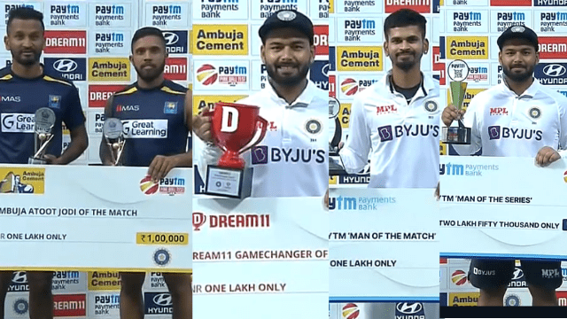 criccrank - 2022-03-14T182143.620 IND vs SL: India thrashed Sri Lanka by 238 runs, became champions 2-0, these 4 players became rich, see score card