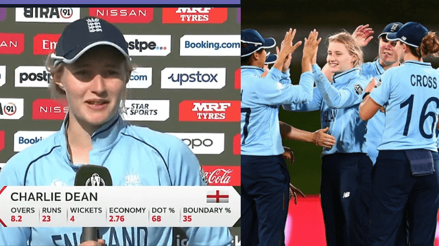 criccrank - 2022-03-16T112904.795 IND vs ENG: 21-year-old Charlotte Dean fell heavily on Team India, took 4 wickets, made this record