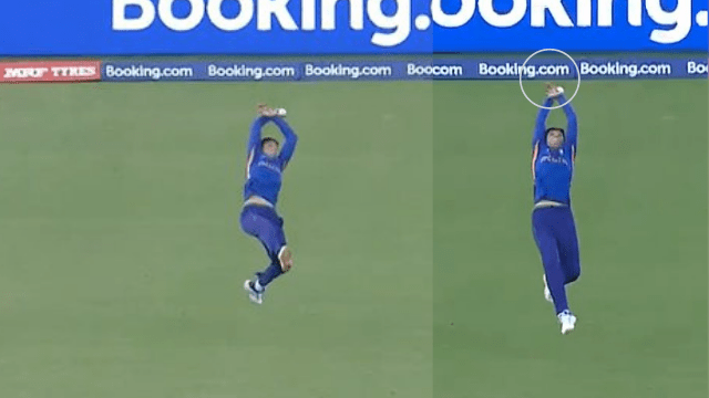 criccrank IND vs ENG: Harmanpreet became super woman, took an incredible catch by jumping in the air, video went viral 2022-03-16T115652.150