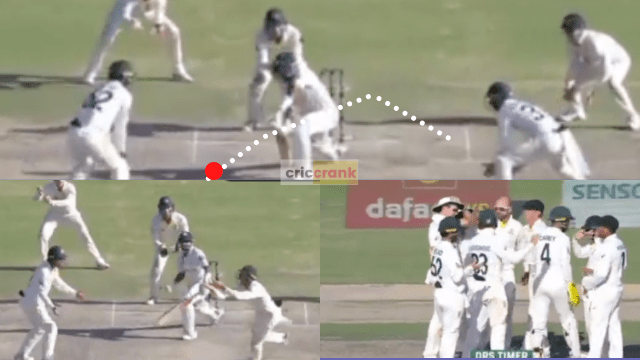 criccrank - 2022-03-16T175356.184 PAK vs AUS: Babar Azam misses out on double century, Nathan's hunting video for 196 goes viral
