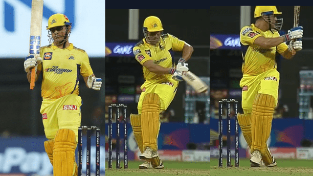 criccrank - 2022-03-26T220344.854 CSK vs KKR: Dhoni made this record with an innings of 50 runs, CSK scored 131/5 runs, Dhoni's Natarajan shot won the heart, see scorecard