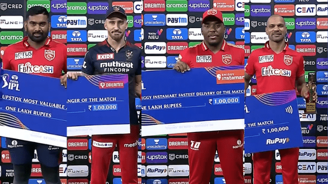 criccrank - 2022-03-28T001150.162 RCB vs PBKS: Bangalore beat Punjab by 5 wickets, Odion Smith became the man of the match, these 8 players became rich