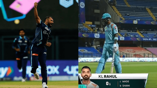 criccrank - 2022-03-28T201235.564 Mohammed Shami's havoc, these 2 records were made by dismissing Rahul on the first ball, shameful record was registered in the name of Rahul