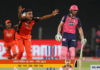SRH- RR: Butler's storm in front of Umran's speed, completed 20 runs in 1 over, completed 2000 runs, became the first such English player