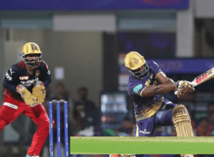 KKR vs RCB: Wrestle hit 3 sixes in the 400th T20 match, the video went viral, made these records