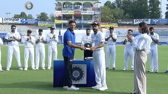 Anushka Sharma made Virat's 100th Test special, Dravid said this, 100th Test Cap Present, know the full news
