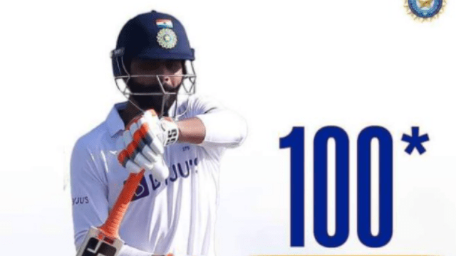 IND vs SL: Jadeja scored his second Test century, 2 fencing celebrations in one match, video went viral