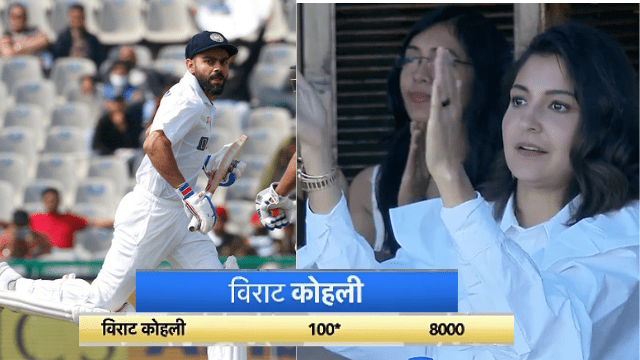 criccrank (79) Virat Kohli became the sixth player to complete 8000 runs in the 100th test, joined this special club