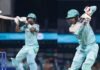 LSG vs SRH: राहुल ने तूफानी 68 रन बनाकर तोड़ा रोहित का रिकॉर्ड, 500 चौके T20 में पूरे, LSG ने ठोके 169/7 रन LSG vs SRH: राहुल ने तूफानी 63 रन बनाकर तोड़ा रोहित का रिकॉर्ड, 500 चौके T20 में पूरे, LSG ने ठोके 169/7 रन