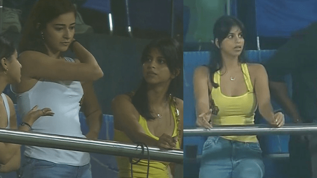 criccrank - 2022-04-01T210146.166 KKR vs Punjab: Suhana, Ananya and Aryan arrived to support Kolkata, there was a flood of reaction on social media