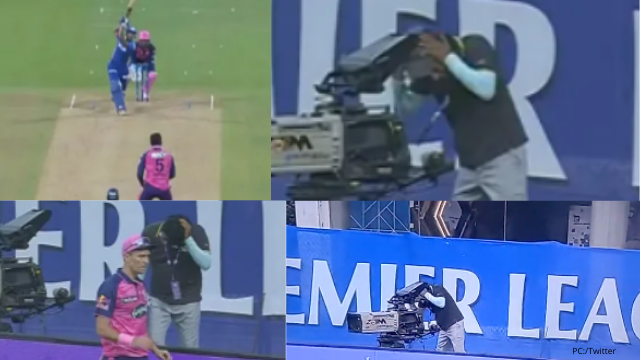 criccrank - 2022-04-03T081723.823 IPL2022: Tilak Verma hit a six on the head of the cameraman, the video went viral