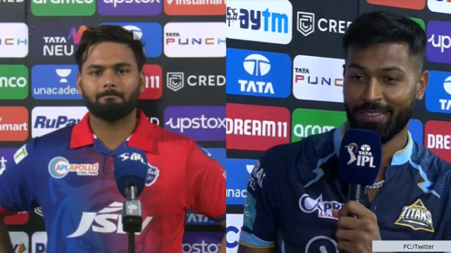 criccrank - 2022-04-03T092407.423 GTvsDC: During the presentation, Rishabh Pant told this reason for the defeat, Hardik told the turning point of the match, know
