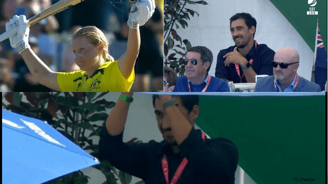 criccrank - 2022-04-03T104733.239 AUSvsENG: Husband Starc applauded after seeing wife Alyssa Healy's stormy innings of 170 runs, broke 4 records, AUS scored 356/5 runs