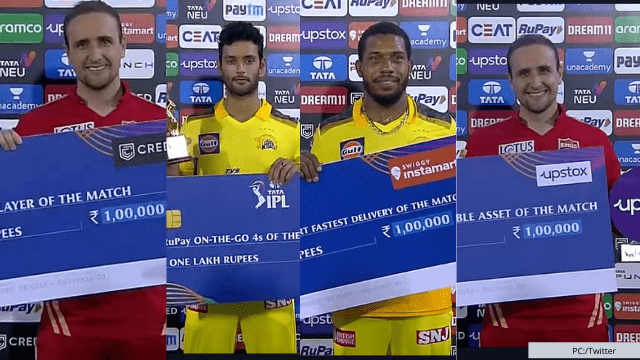 criccrank - 2022-04-03T234438.933 CSK vs PBKS: Punjab beat CSK by 54 runs, Livingstone got these 5 awards, these 3 players became rich