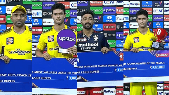 criccrank - 2022-04-13T002816.277 CSK vs RCB: In the 200th match, CSK defeated RCB by 23 runs, Shivam shone, these 4 players became rich, KKR benefited in the points table