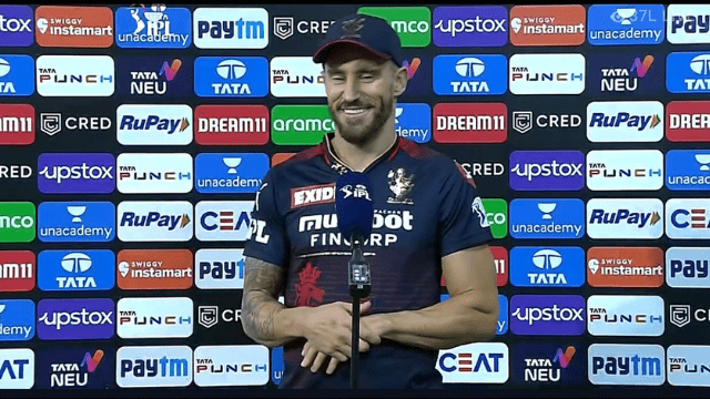 IPL 2022: Shocked by the defeat, Duplass said, "If it hadn't happened today, RCB would not have lost, because of these 2 reasons."