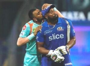 IPL 2022: Krunal pays off Pollard, leaves KISS after getting out, video goes viral