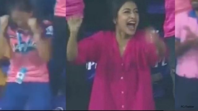 criccrank (28) IPL2022: Chahal's wife Dhanashree would not have seen such a celebration in life, the video went viral