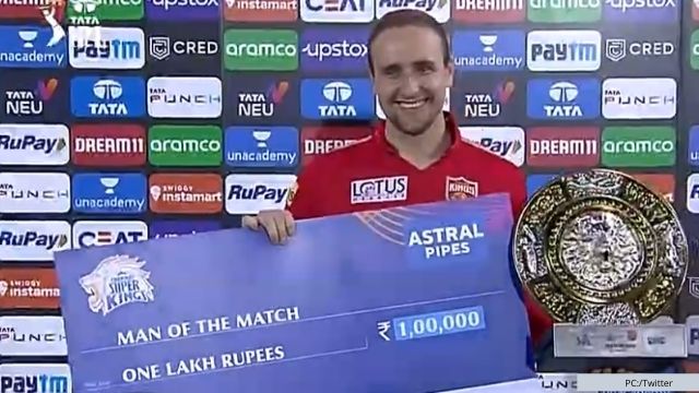 criccrank (3) CSK vs PBKS: Man of the match asked Livingstone .. where is your magic wand .. gave this answer