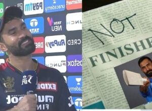 IPL2022: Karthik, who was the hero of victory, said "I am not finished yet", gave the credit for the victory, not to the captain and Virat