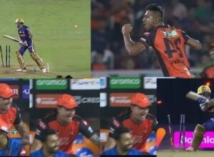 SRH vs KKR: Shreyas arrested at the speed of Umran Malik, picture went viral, Steyn was immersed in celebration, KKR hit 175/8