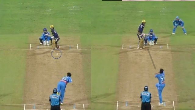 criccrank (32) Video: Kuldeep Yadav again took revenge on KKR! Took 2 wickets in 2 consecutive balls, the match turned with 4 wickets