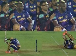 KKR vs SRH: Eat food before bringing storm, then get massage and then Russell hits 49 runs, photos go viral