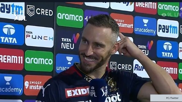 criccrank (33) RR vs RCB: Du Plessis praises Karthik, says return to