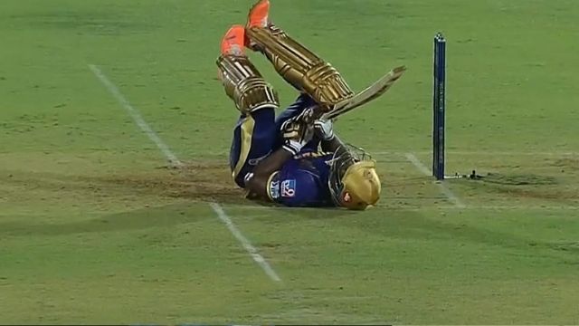 KKR vs SRH: Eat food before bringing storm, then get massage and then Russell hits 49 runs, photos go viral