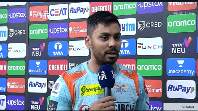criccrank (61) LSG vs SRH: Avesh Khan became the man of the match, said