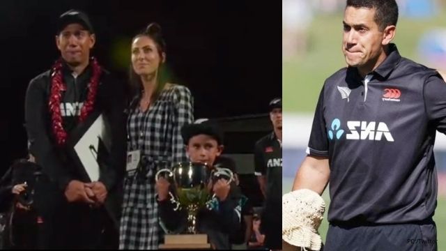 criccrank (9) Ross Taylor Retirement: In the last ODI, Taylor started crying while holding his wife, video went viral, know how was his career