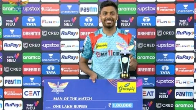 IPL 2022: Man of the match Avesh Khan credits these 3 people for the performance, reveals the game plan to get Russell out