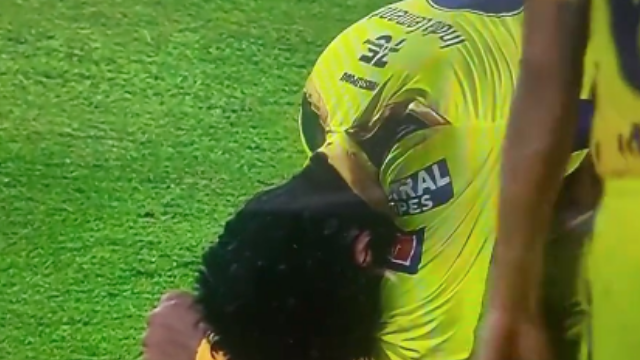 Video: Jadeja injured during the match, shadow dark in front of his eyes, wanted to catch by diving