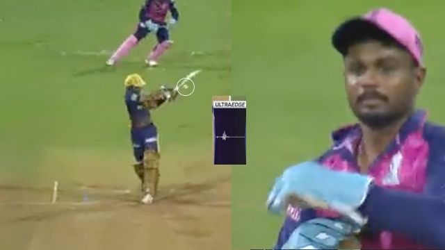 criccrank (100) IPL2022 Poor umpiring met the match, Sanju became the boss of DRS, dismissed Shreyas, showed the mirror to the umpire