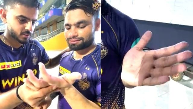 criccrank - 2022-05-03T105321.418 IPL 2022: Rinku Singh opened the secret, even before the match, he had written on his palm