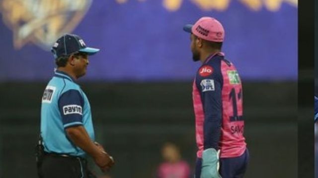 IPL2022: Sanju Samson took DRS with the WIDE ball to teach a lesson to the umpire, got confused with the umpire!