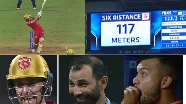 criccrank - 2022-05-04T042106.590 6,6,6,2,4,4 Livingstone smashed 28 runs off 6 balls, Shami's
