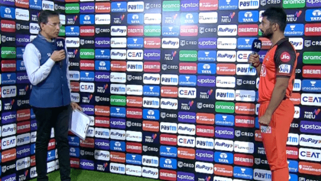 Player of the match, Rahul Tripathi said