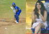 Rohit Sharma's wife Ritika was impressed by this rocket six, expressed happiness by giving a smile