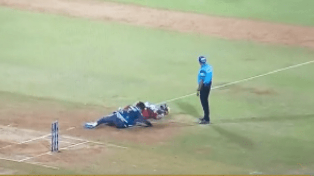 Sai Kishore came in front of Kohli, running at the speed of a cheetah, went out!