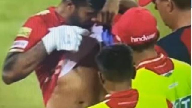 Mayank was injured by Umran's 150 km bullet speed ball, his ribs were in trouble, had to go to the hospital