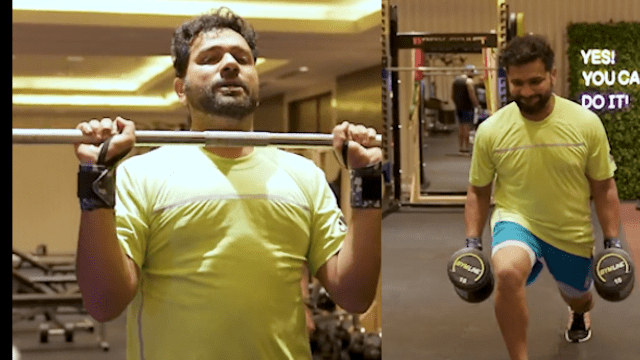 Video: Rohit Sharma started tremendous training in the gym, before the tour of England, "Consider 6 pack abs!