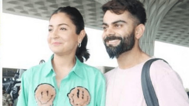 Video: Anushka seen in hot pants at the airport with Virat, will blow the cost of the bag in her hand